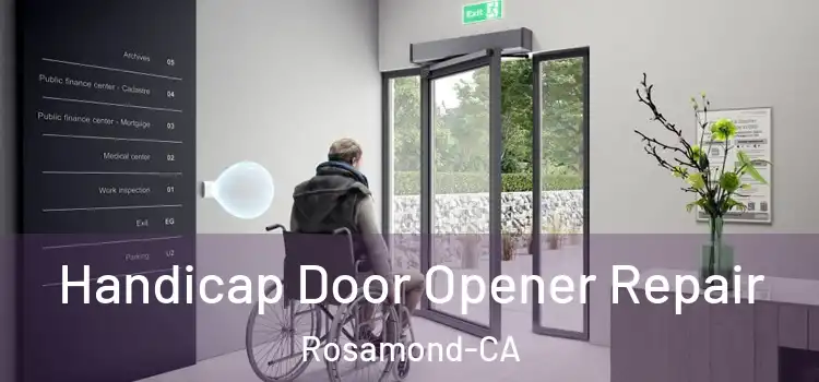  Handicap Door Opener Repair Rosamond-CA