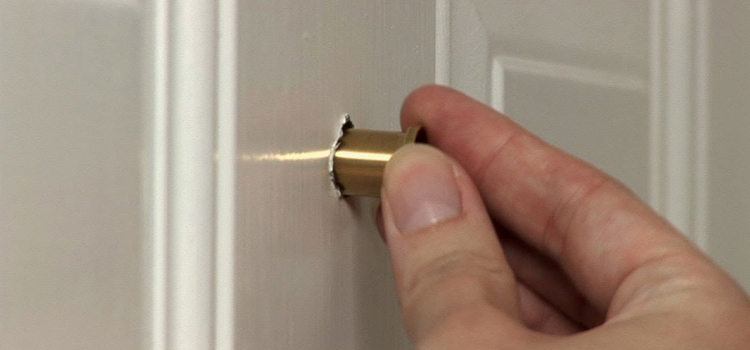peephole door repair in Rosamond