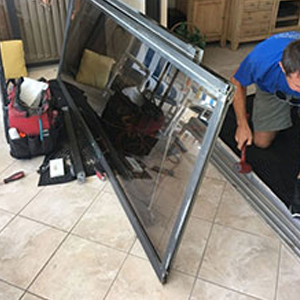 sliding glass door frame repair Rosamond